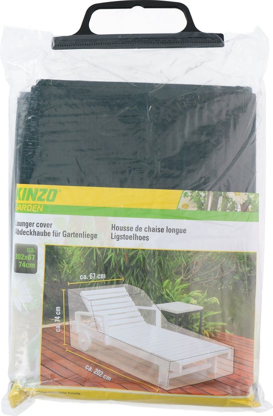 Kinzo Deckchair Cover - Housse pour chaise longue - 202 x 67 x 74 CM - Couleur camouflage