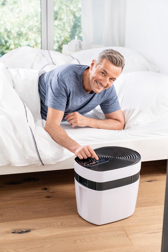 Beurer maremed® MK 500 Simulateur d'air marin - Humidificateur - Purificateur d'air - Jusqu'à 50 m2 - Réservoir de 6 litres - Minéralise - Désinfecte - Ionise - Mode nuit silencieux - Adaptateur secteur, filtres, sel marin spécial inclus.