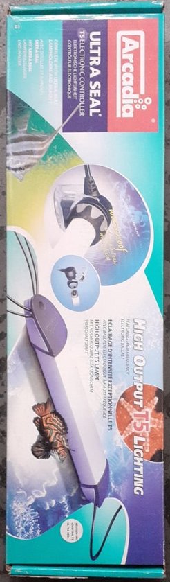 Supports de lampe fluorescente Arcadia 16mm T5 étanche avec fixation et cordon