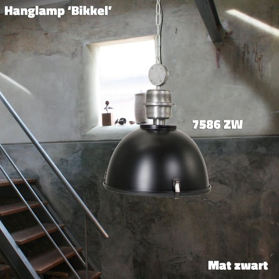 Lampe suspendue Steinhauer Bikkel - Noir