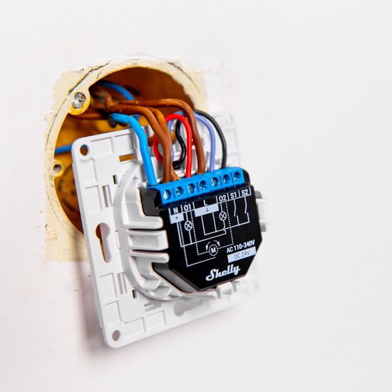 Shelly Shelly Plus 2PM Actionneur de mesure à commutation WiFi, Bluetooth