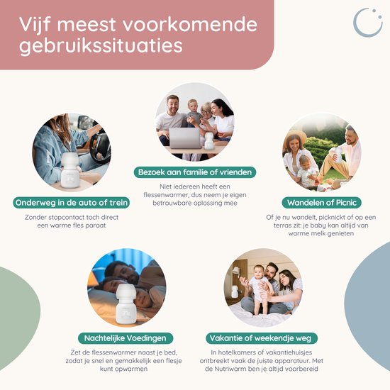 Numsy Velmi chauffe-biberon très portable - sans fil - 4 adaptateurs inclus