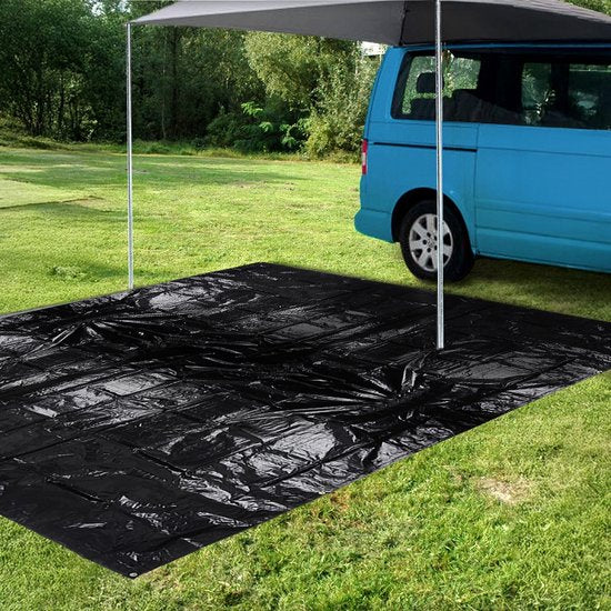 RedCliffs - Fond de tente et vestibule - Imperméable - 300x400 cm - Noir - Avec yeux