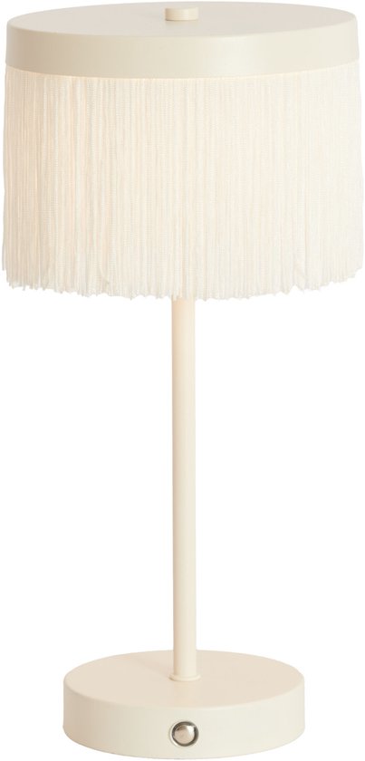 Light & Living - lampe à poser - Diny - beige crème - métal - Ø 17cm - E27 - 1892143