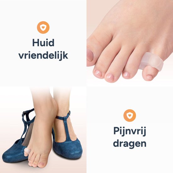 Alyze Toe Spread Silicon - 2 Pieces - Hallux Valgus Corrector - Toe Protector - Toe Spreaders - Toe Corrector - Hammer Toe Brace - Personal Care