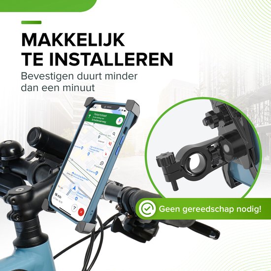 iSetchi Support de téléphone - Vélo et scooter - Anti-chocs