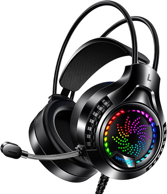 Casque de jeu VERTREX avec microphone - PC, PS5, PS4, Xbox, Nintendo Switch - son surround 7.1