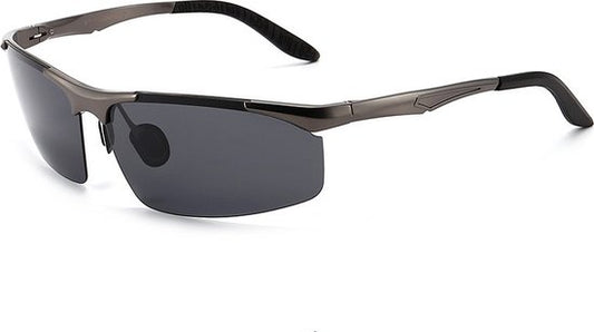 Garpex® Lunettes de cyclisme - Lunettes de sport - Lunettes de soleil polaroïd - Vélo de course - Vélo de montagne - Moto - Noir