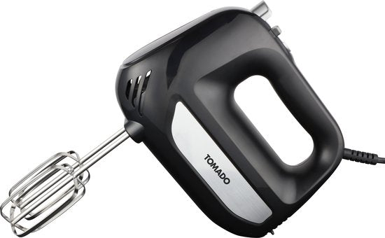 Tomado THM3001B - Batteur à main - 6 vitesses - Fonction Turbo - Noir