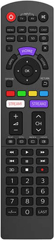 Télécommande Philips - Panasonic TV SRP4040/10 - Noir