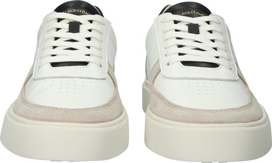 Blackstone CRAG RAGNER - DG522 White Black - Baskets (basses) - Hommes - Blanc - Taille : 42