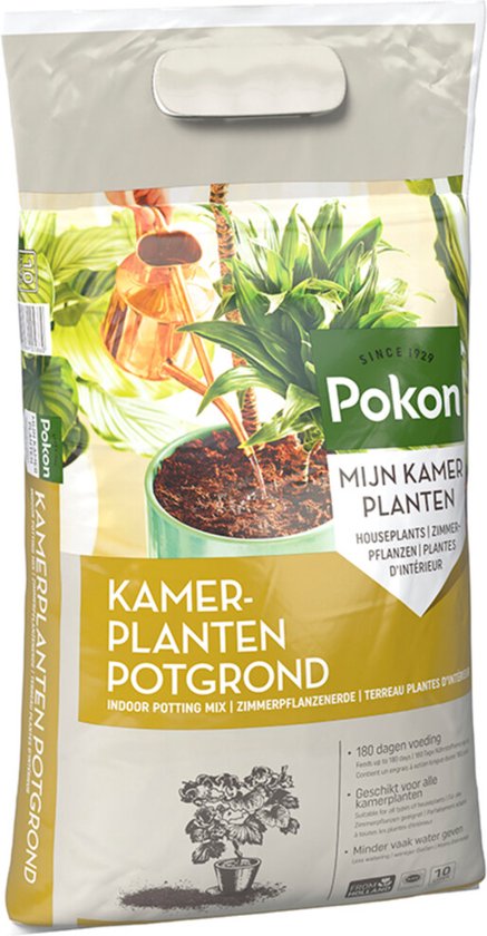Pokon Plantes d'intérieur Terreau - 10l - Terreau (plantes d'intérieur) - 6 mois de nutrition