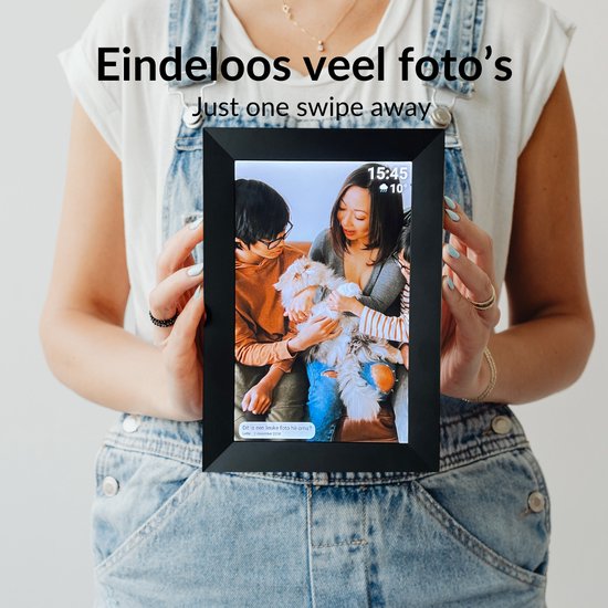 Cadre photo numérique UMBRION - Frameo - 10.1 inch - 32 GB - Cadre photo numérique avec Wifi - Cadre photo numérique - Cadre photo numérique Frameo - Cadre photo numérique - Cadres photo numériques