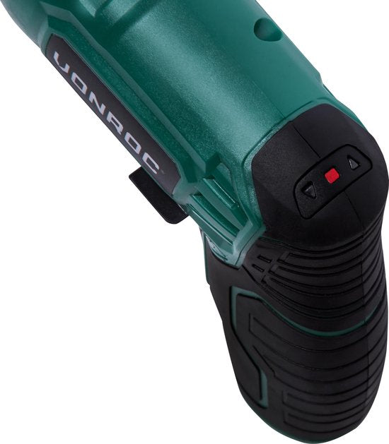 VONROC Tournevis sans fil - 4V - Comprend un jeu d'embouts de 14 pièces, un câble de charge USB-C et une sacoche de rangement.