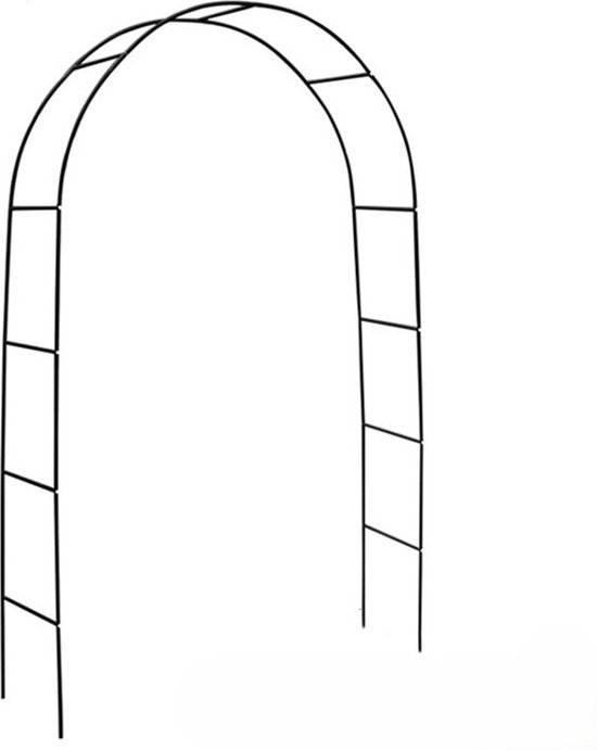 Ceruzo Arche de rosier 140 x 240 cm - Aide à l'escalade en métal pour rosiers et plantes grimpantes - Cadre peint par poudrage