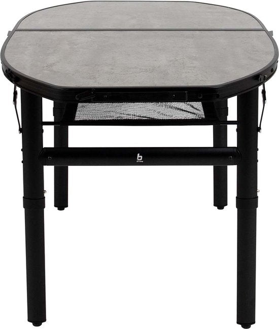 Bo-Camp - Industriel - Table - Northgate - Ovale - Modèle valise - 100x70 cm