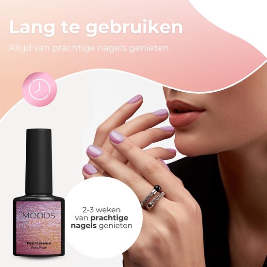 Moods Gellac 6-Piece Set - Gel Nail Polish Starter Pack - Gel Nail Polish - 8ML - Pearl Essence - Gellac - Nails - Chic Colours