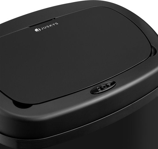 Poubelle automatique / Poubelle à déchets / Poubelle à détecteur - 50 litres - Noir - Rectangle