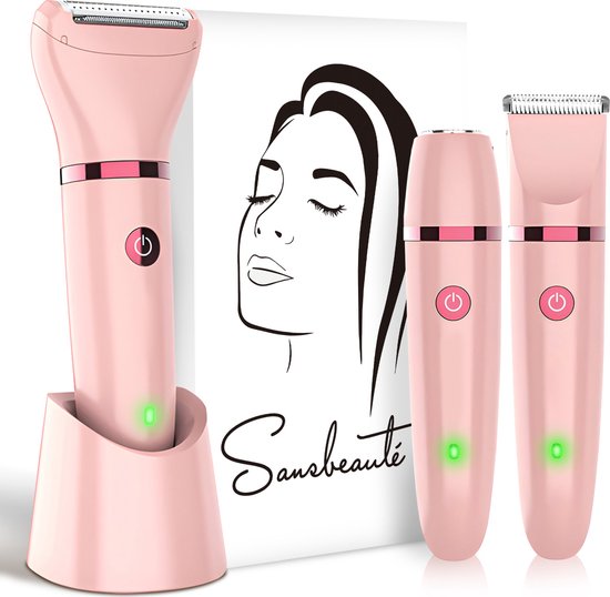 Sansbeauté® 3-in-1 Ladyshave - Visage, aisselles et jambes - électrique - rechargeable par USB