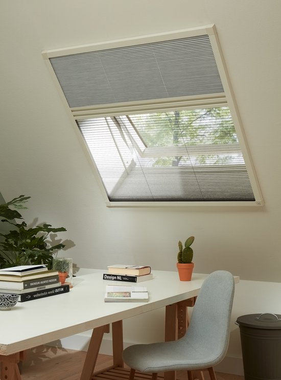 Bruynzeel Duo-plissé s500 117x121 blanc