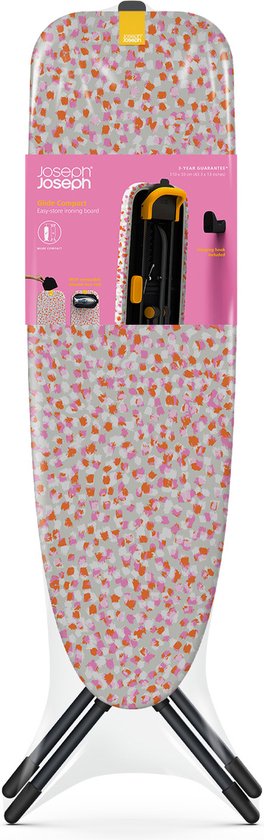 Joseph Joseph - Blanchisserie - Glide Compact - Table à repasser - Peach Blossom