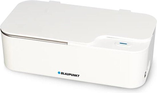 Blaupunkt Nettoyeur à ultrasons, 450 ml, 15 W, 48 kHz, blanc, pour un nettoyage précis des bijoux, lunettes, pièces de monnaie, clés,...