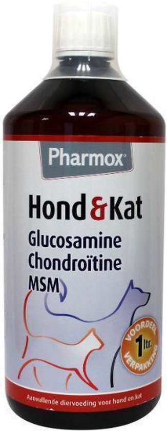 Pharmox Dog & Cat Glucosamine 1000 ml - Important élément de construction pour les chiens et les chats