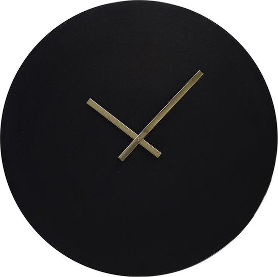 Light & Living Horloge murale Licola - Noir - Ø59cm -.