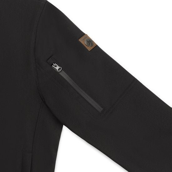 Travelin' Jack Sverre Men - Veste Softshell pour Homme - Doublure polaire - Noir