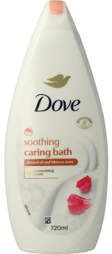 Bain Dove - 720ml - huile d'amande apaisante et parfum d'hibiscus