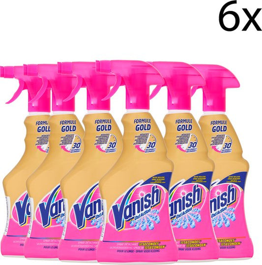Vanish Oxi Action Gold Spray Détachant - 500ml x6