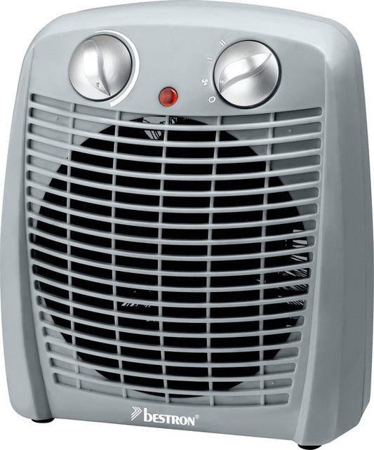 Bestron Stove - AFH211G - 2 Réglages de chaleur - Protection contre la chute - 2000W - Blanc - 5 ans de garantie