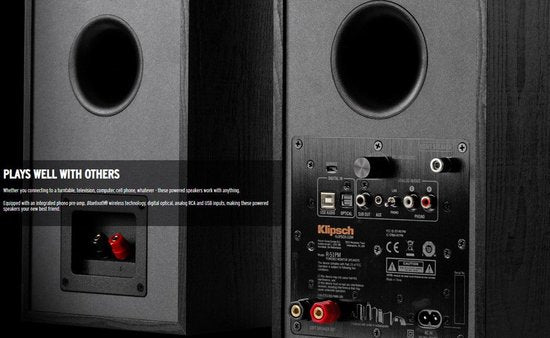 Klipsch R-51PM - Haut-parleurs actifs de bibliothèque - Noir ( Paire )