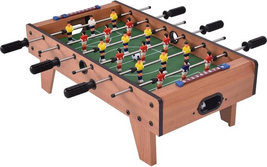 Baby-foot - 68,58cm - Marron - 16 pièces - Baby-foot
