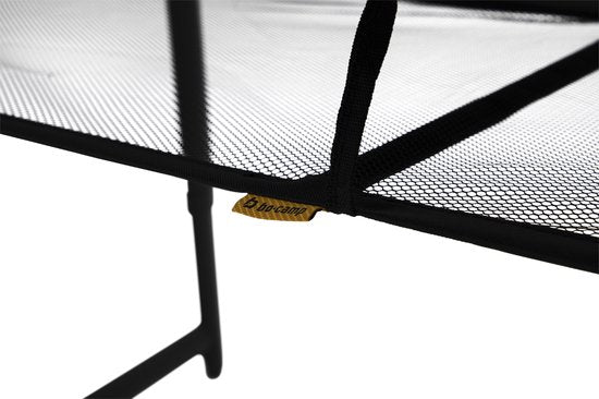 Bo-Camp - Industriel - Table - Northgate - Ovale - Modèle valise - 150x80 cm