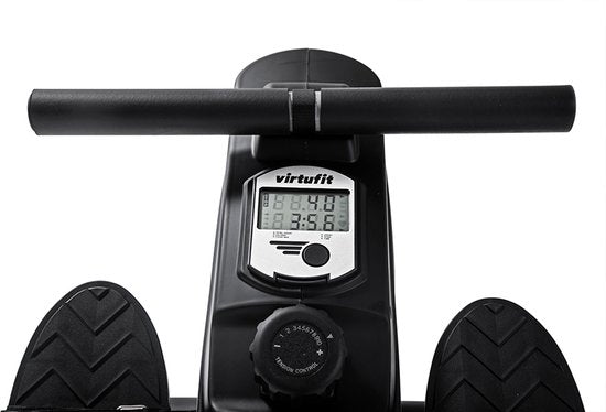 VirtuFit Row 450 - Rameur - Système de résistance magnétique silencieux - Rameur - 10 résistances - Pliable - Rameurs - Roues de transport incluses