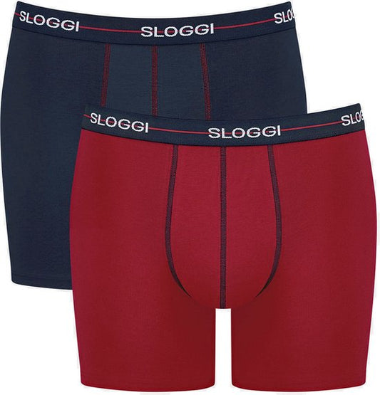 Slip homme Sloggi Start Hipster 2-pack - rouge & marine - taille XL
