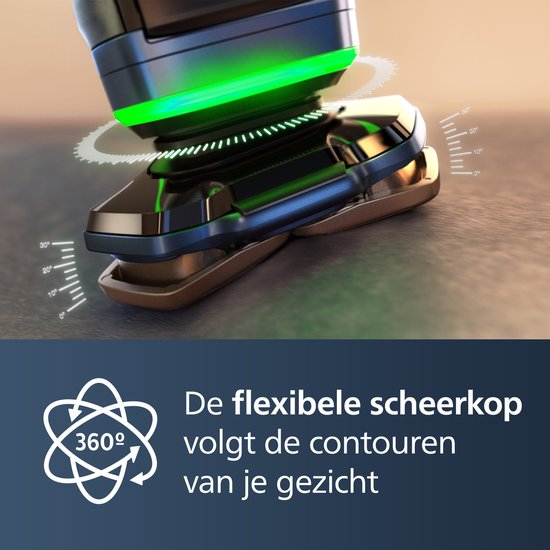 Philips Shaver Limited Edition 9000 Series S9980/54 - Rasoir électrique - avec tondeuse - hommes - Quick Clean Pod