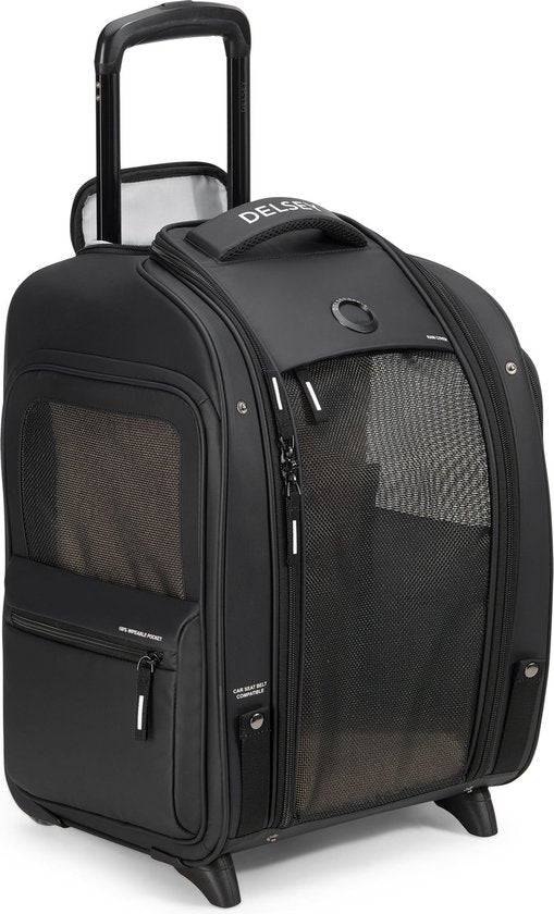 DELSEY PARIS Trolley Sac de Voyage Raspail 2R Pet Carrier Black 48cm