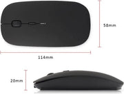Souris Bluetooth sans fil pour ordinateur portable, PC et Mac - Silent Click