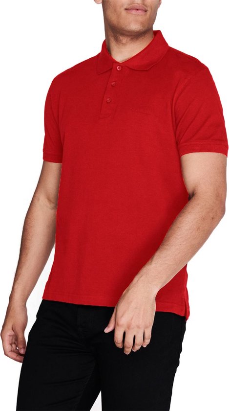 Pierre Cardin - Polo classique SS pour homme - Rouge - Taille XL