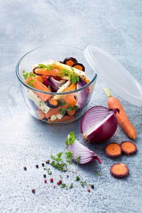 Plat à four Cook & Freeze avec couvercle - Lot de 8 pièces - Verre - Pyrex