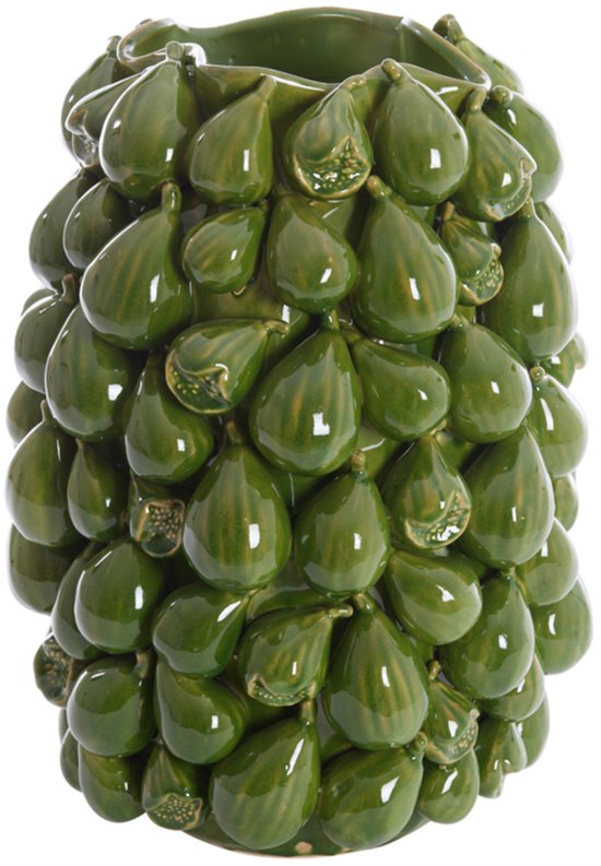 Light & Living Vase Natalia Céramique, 47cm de haut - Vert foncé