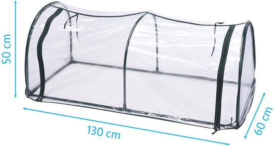 Pro Garden - Serre tunnel - 130x 60x 50 cm