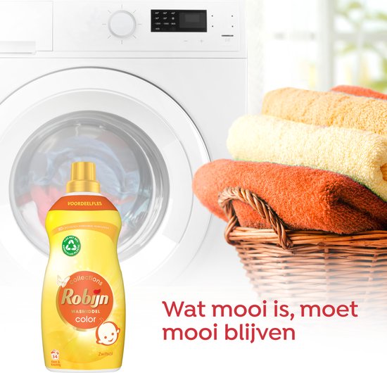 Robijn Klein & Krachtig Collections Color Zwitsal Détergent liquide 34 lavages