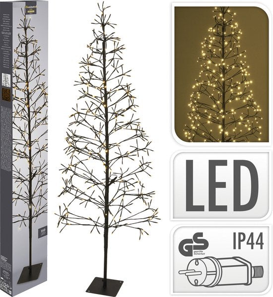 Sapin de Noël Ambiance avec 160 Led 120 Cm