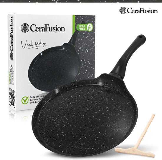 CeraFusion Poêle à crêpes 22 cm - Induction - Poêle à crêpes - Poêle à crêpes - Poêle à crêpes - Poêle à crêpes