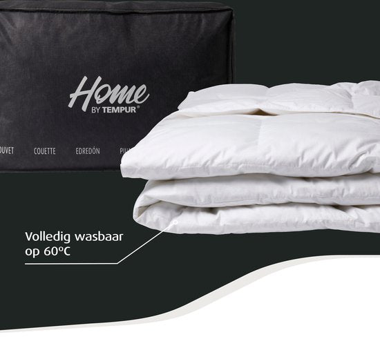 HOME by TEMPUR® Couette - couette en duvet - 140 x 200 cm - couette d'été - couette légère - Lavable