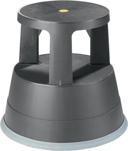 BRASQ Tabouret de marche noir ST200 - Mobile - Capacité 150 kg - Tabouret de marche - Tabouret de marche adultes - Pied d'éléphant