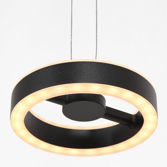 Steinhauer - lampe suspendue - Piola - noir - métal acrylique - lampe design - LED - 3501ZW